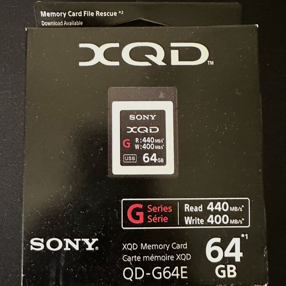 Sony Professional XQD G Series 64GB Memory Card (QDG64E/J)